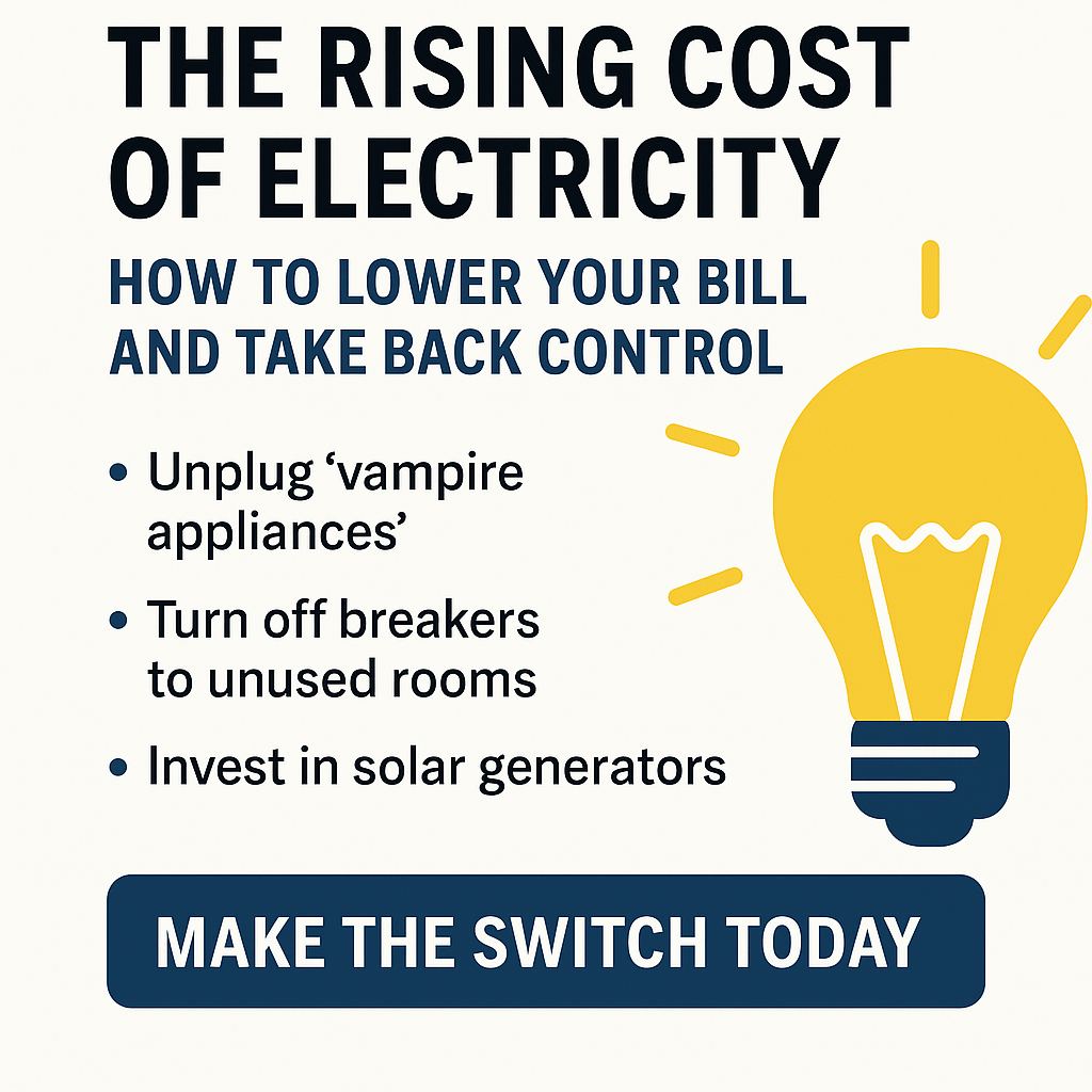 The Rising Cost of Electricity: How to Lower Your Bill and Take Back&nbsp;Control